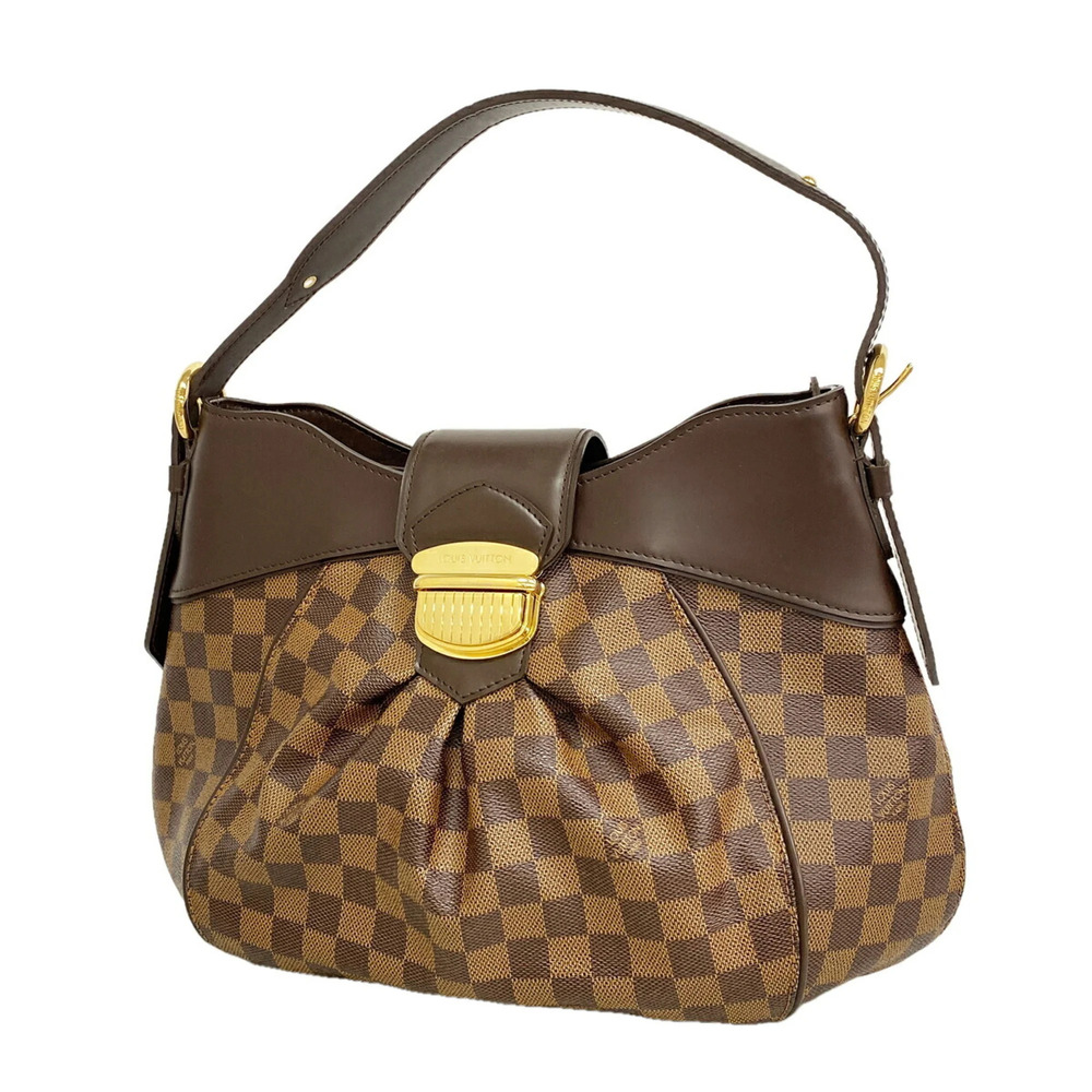 Louis Vuitton Damier Sistina MM Shoulder Bag N41541 Ebene Women's OP024360